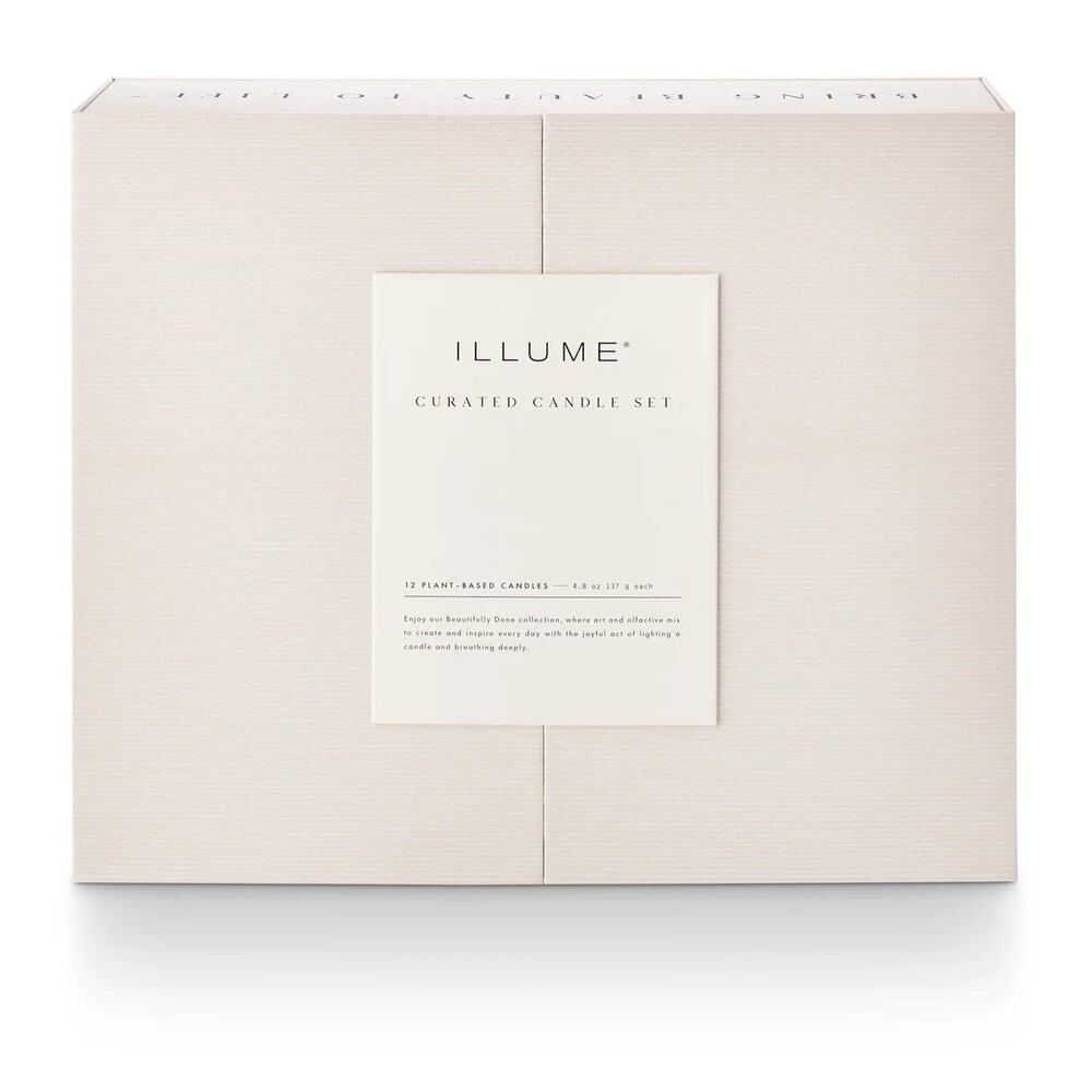 Illume Beautifully Done Candle Box Set Advent Calendar 12 Days Frosted Glass - Picture 3 of 5